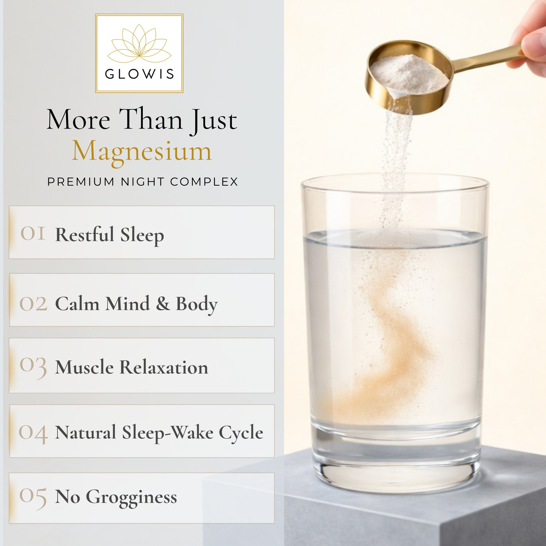 Magnesium Night Calm Drink Mix (Tart Cherry Lemonade)