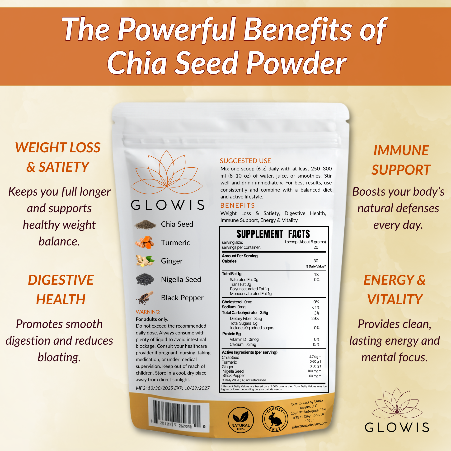 Chia Seed Powder