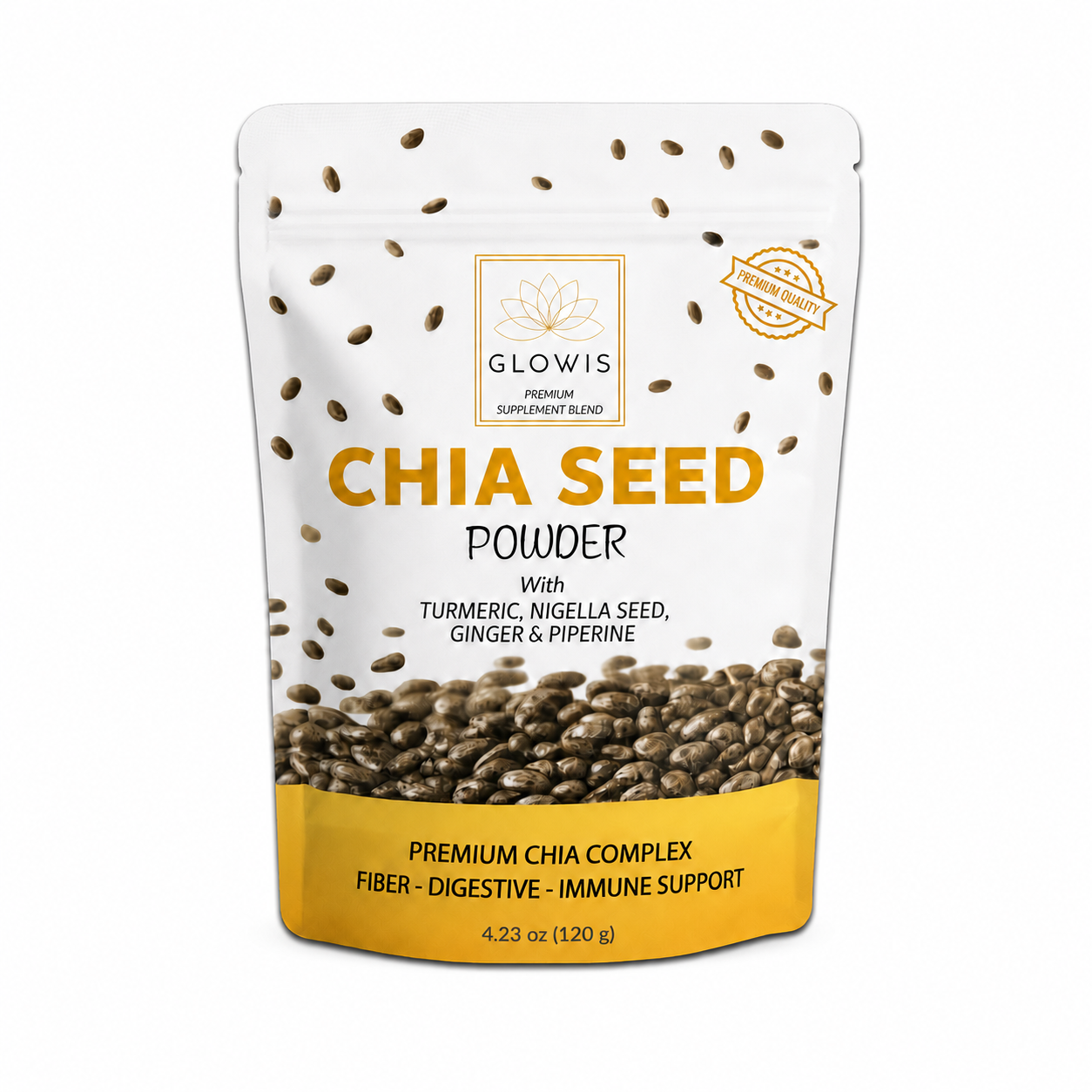 Chia Seed Powder 5-in-1 Superfood Blend | Chia, Turmeric, Black Seed & Ginger