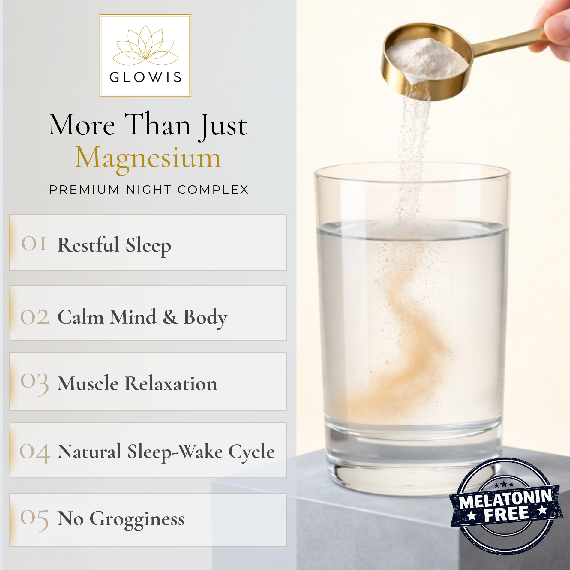 Magnesium Night Calm Drink Mix (Tart Cherry Lemonade)